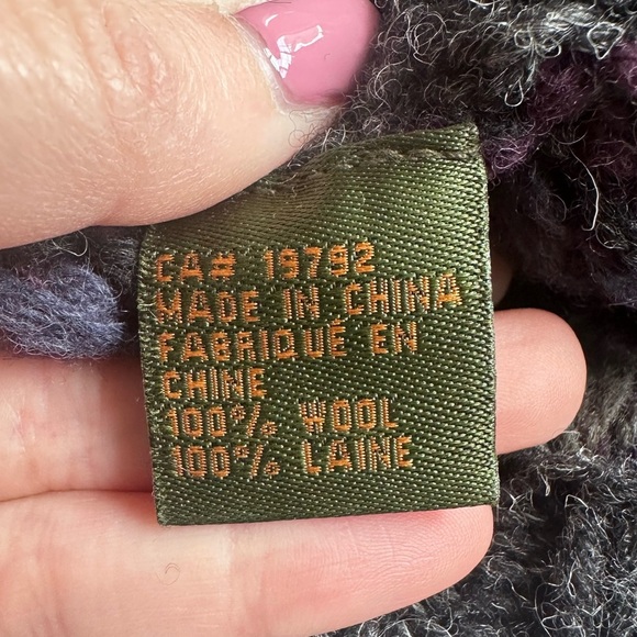 Timberland Men’s Gray Fair Isle Wool Hand Knit Sweater L - Picture 4 of 6